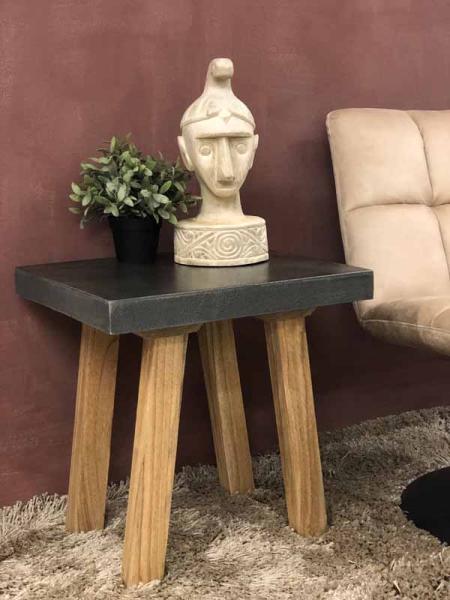 Aspect Rectangular Lamp Table - Bluebone