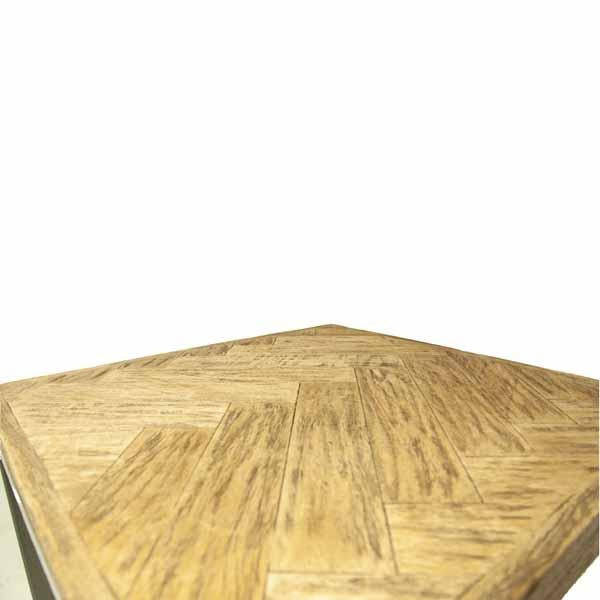 Chevron Lamp Table - Bluebone