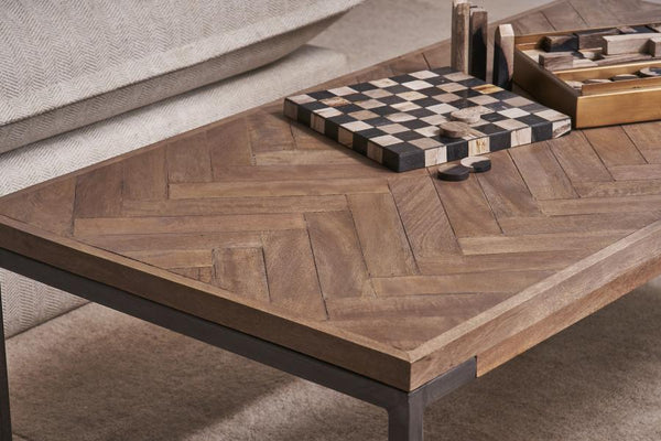 Chevron Coffee Table - Bluebone
