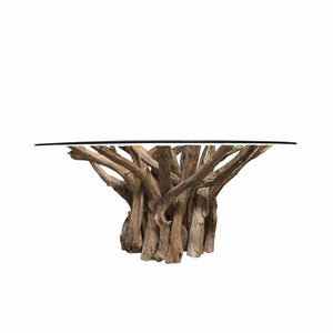 Leila Branchwood Round Dining Table 130cm - Bluebone