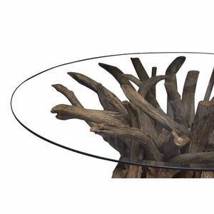 Leila Branchwood Round Dining Table 130cm - Bluebone