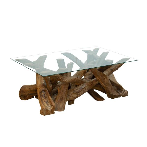 Leila Branchwood Rectangular Coffee Table - Bluebone