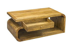 Mango Lounge Coffee Table With Drawer - Bluebone