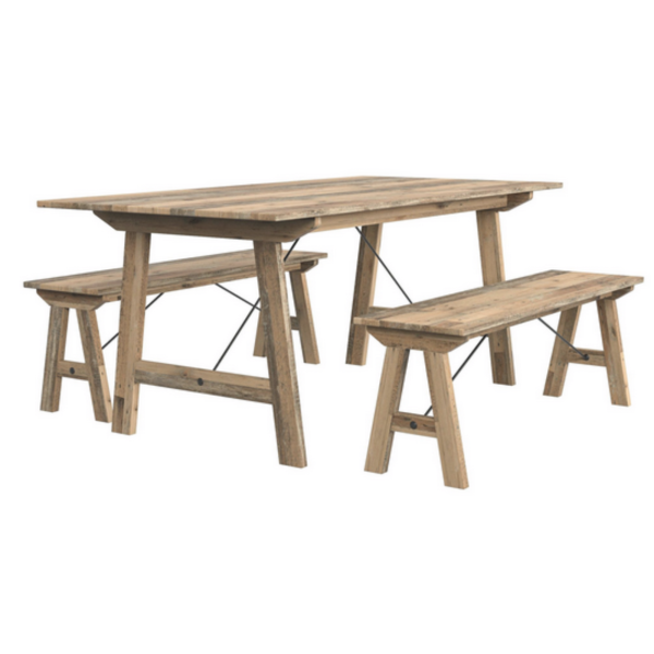 Trestle Dining Table 200cm - Bluebone
