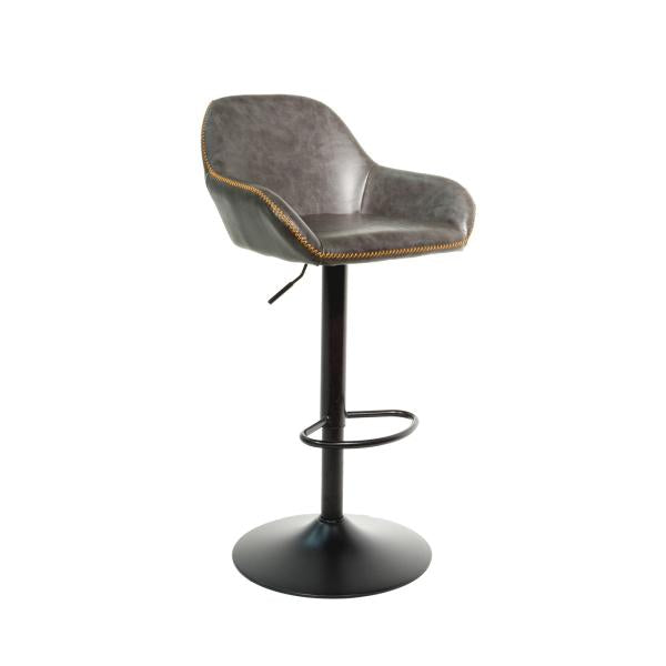 Chevy Gas Lift Barstool Grey SET OF 2 - Bluebone