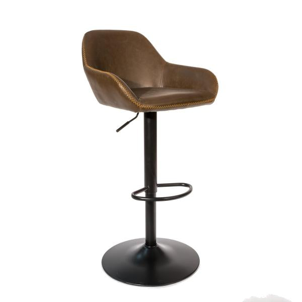 Chevy Gas Lift Barstool Chestnut SET OF 2 - Bluebone