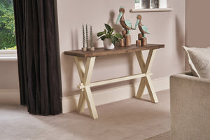 Walton Console Table - Two Tone - Bluebone