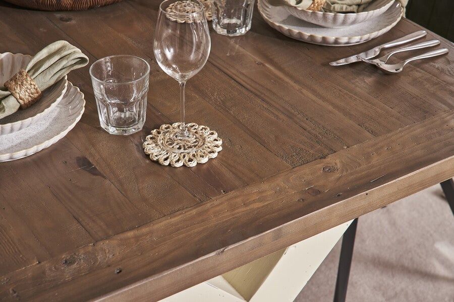 Walton Dining Table - Two Tone - Bluebone