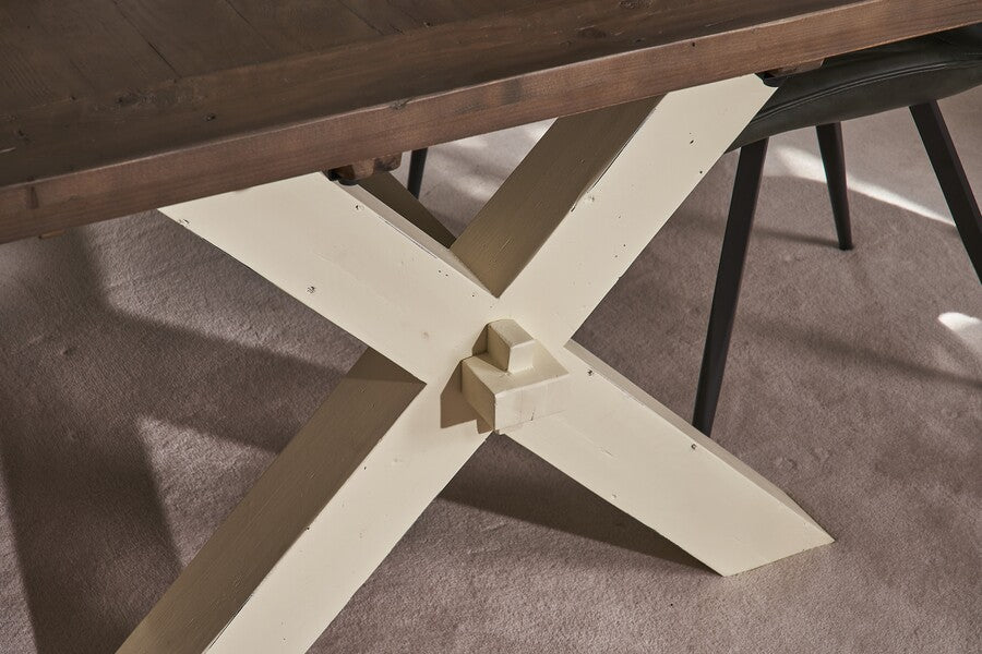 Walton Dining Table - Two Tone - Bluebone