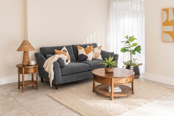 Aruba Round Coffee Table - Bluebone