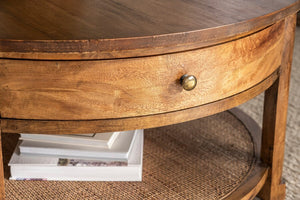 Aruba Round Coffee Table - Bluebone