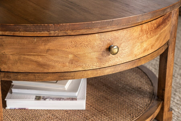 Aruba Round Coffee Table - Bluebone