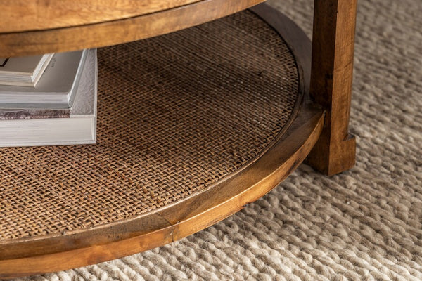 Aruba Round Coffee Table - Bluebone