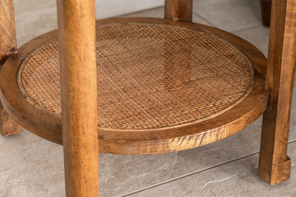 Aruba Round Side Table - Bluebone