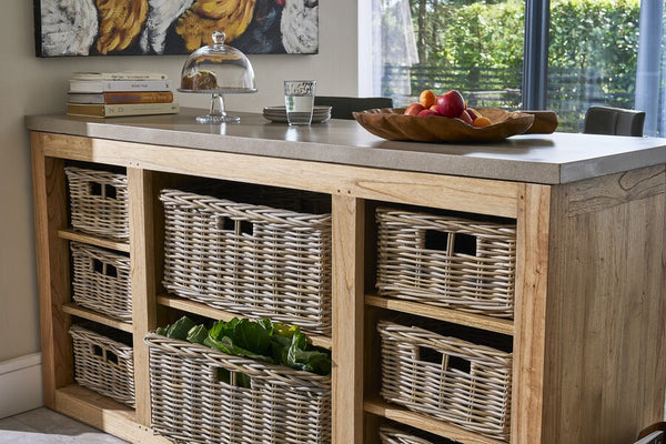 Aspect Oatmeal Kitchen Island - Bluebone