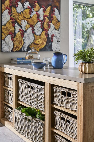 Aspect Oatmeal Kitchen Island - Bluebone