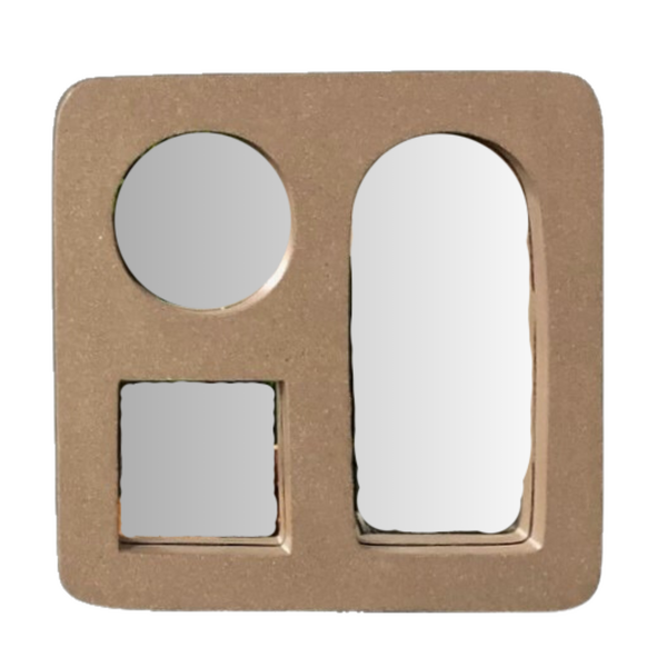 Trio Oatmeal Mirror - Bluebone