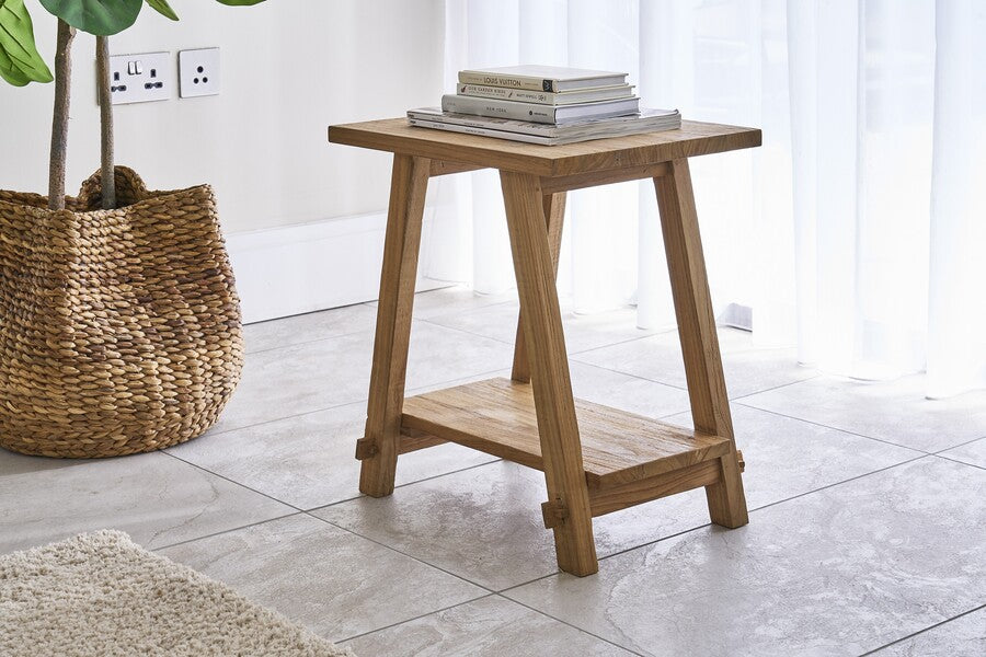 Coniston End Table - Bluebone