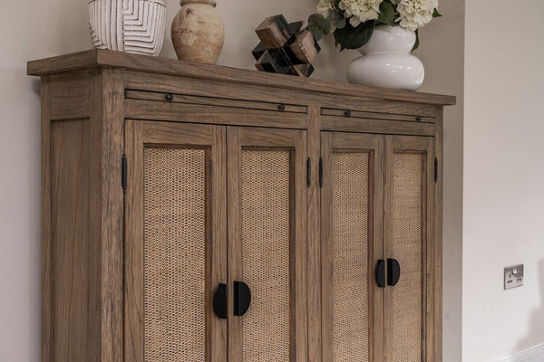 Lille Slim 2 Door Cabinet - Bluebone