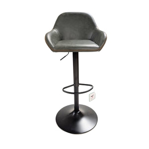 Chevy Gas Lift Barstool Forest Green SET OF 2 - Bluebone