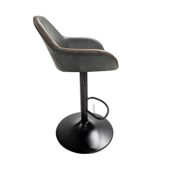Chevy Gas Lift Barstool Forest Green SET OF 2 - Bluebone