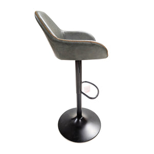 Chevy Gas Lift Barstool Forest Green SET OF 2 - Bluebone