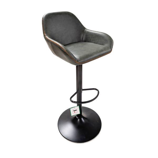 Chevy Gas Lift Barstool Forest Green SET OF 2 - Bluebone