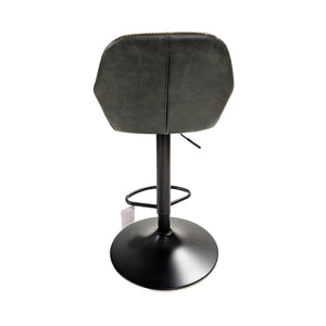 Chevy Gas Lift Barstool Forest Green SET OF 2 - Bluebone