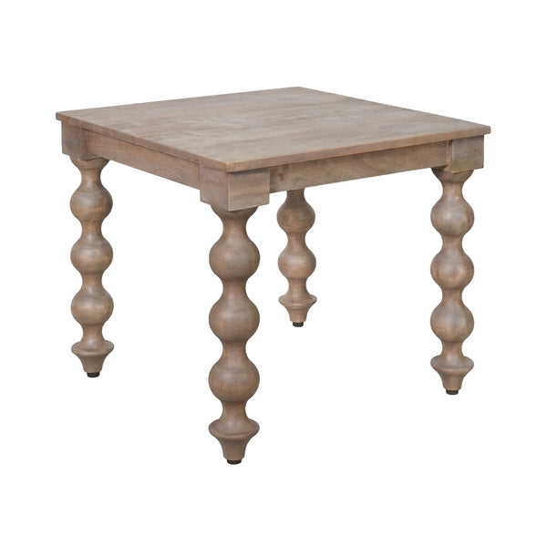Carob Side Table - Greywash - Bluebone