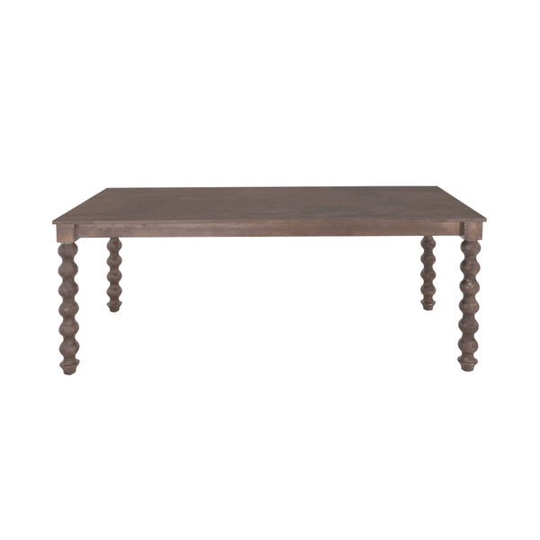 Carob Rectangular Dining Table Greywash - 160cm - Bluebone