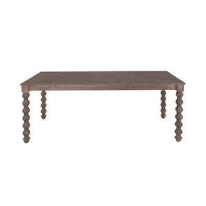 Carob Rectangular Dining Table Greywash - 160cm - Bluebone