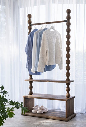 Carob Clothes Valet - Greywash - Bluebone