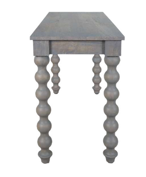 Carob Desk- Greywash - Bluebone