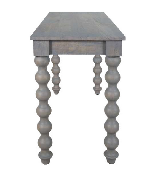 Carob Desk- Greywash - Bluebone