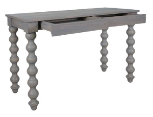 Carob Desk- Greywash - Bluebone