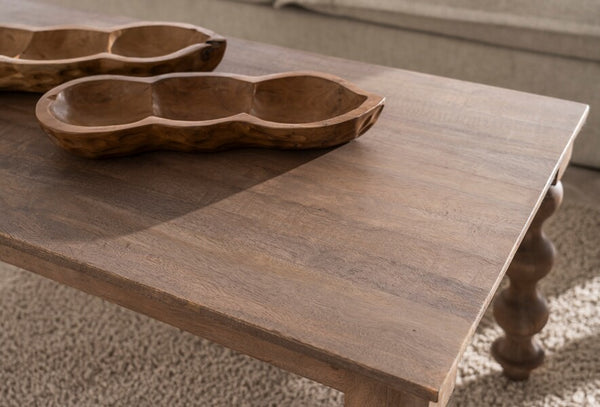 Carob Coffee Table - Greywash - Bluebone