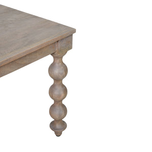 Carob Side Table - Greywash - Bluebone