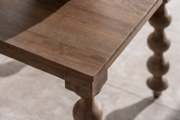 Carob Side Table - Greywash - Bluebone