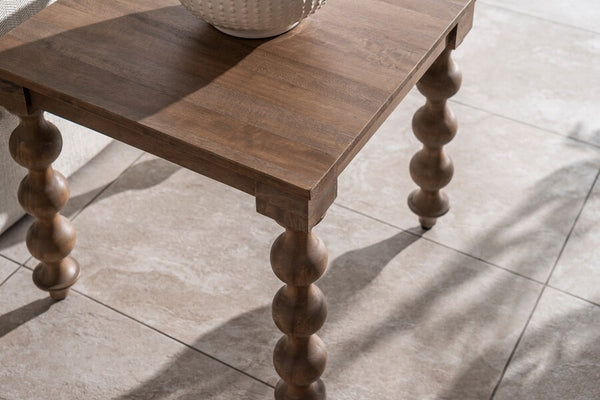 Carob Side Table - Greywash - Bluebone