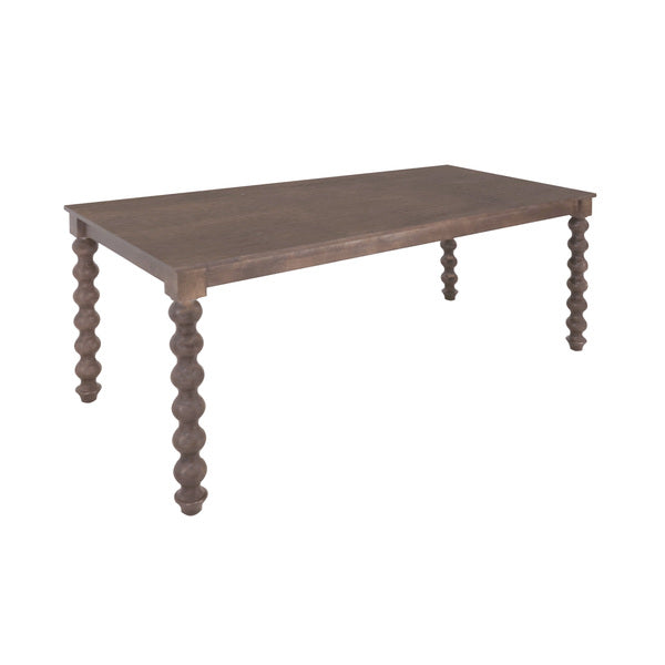 Carob Rectangular Dining Table Greywash - 200cm - Bluebone