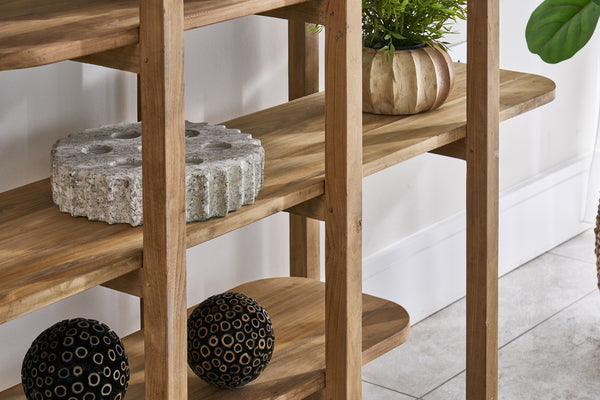 Coniston Medium Bookcase - Bluebone