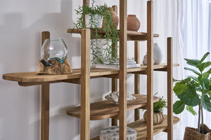 Coniston Medium Bookcase - Bluebone