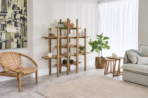 Coniston Medium Bookcase - Bluebone