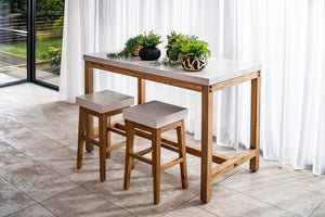 Aspect White Counter Table - Bluebone