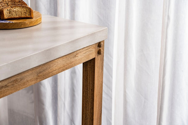 Aspect White Counter Table - Bluebone