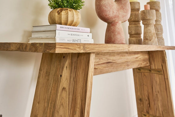 Coniston Slab Console Table - Bluebone