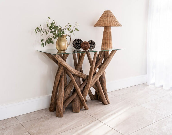 Leila Branchwood Console Table 2 BOXES - Bluebone