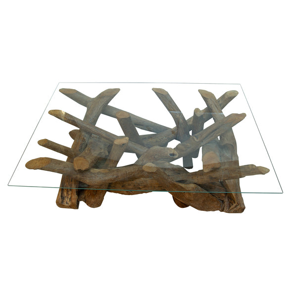 Leila Branchwood Rectangular Coffee Table - Bluebone