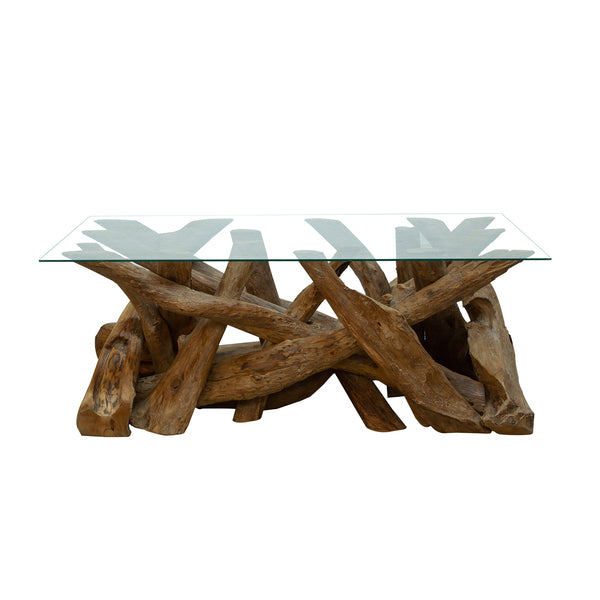 Leila Branchwood Rectangular Coffee Table - Bluebone