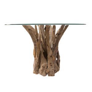 Leila Branchwood Round Dining Table 130cm - Bluebone